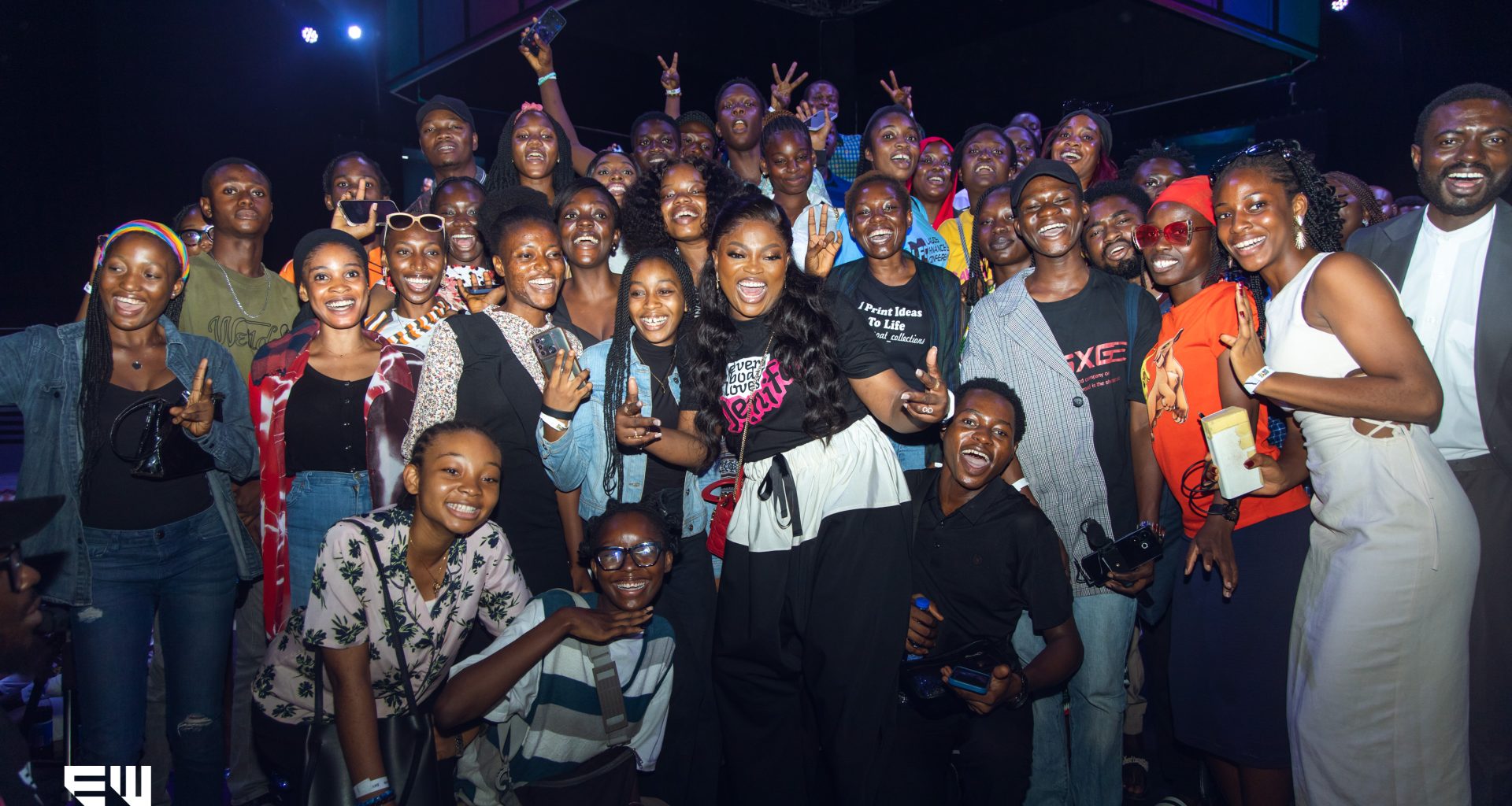 attendees of Ewl with Funke Akindele