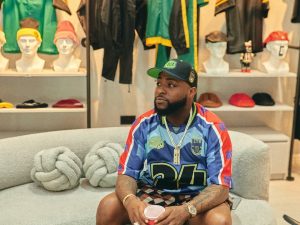 Davido at ZTTW Flagship store