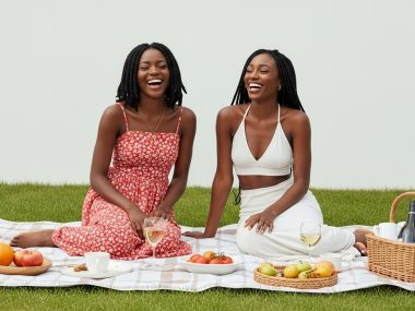 Two Lagos women having a picnic