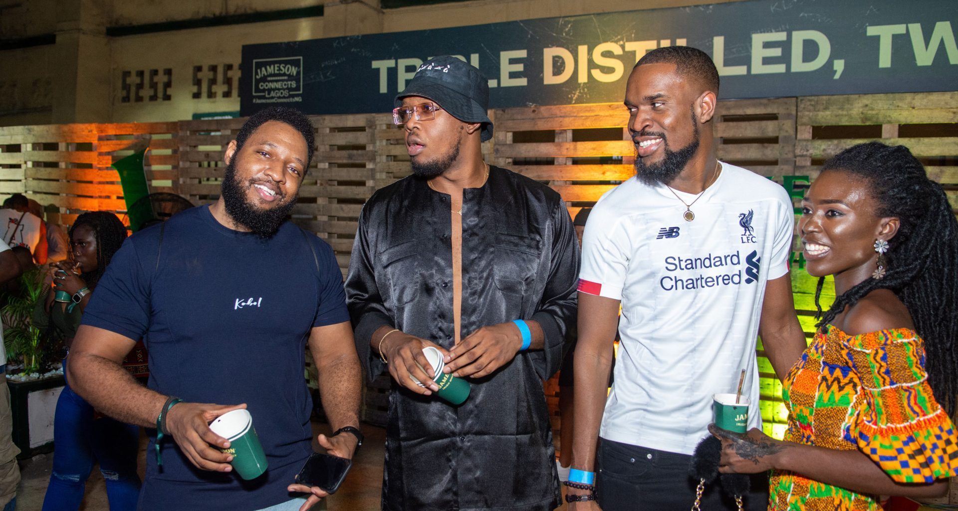 Lagos Men at a Jameson event