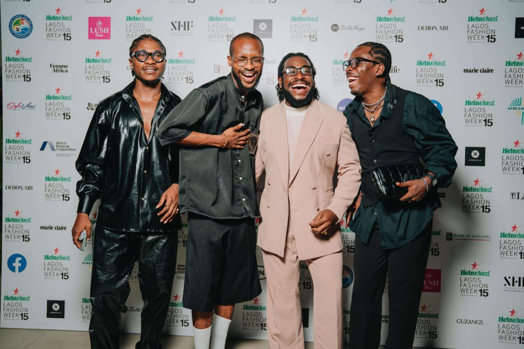 men posing for a photo