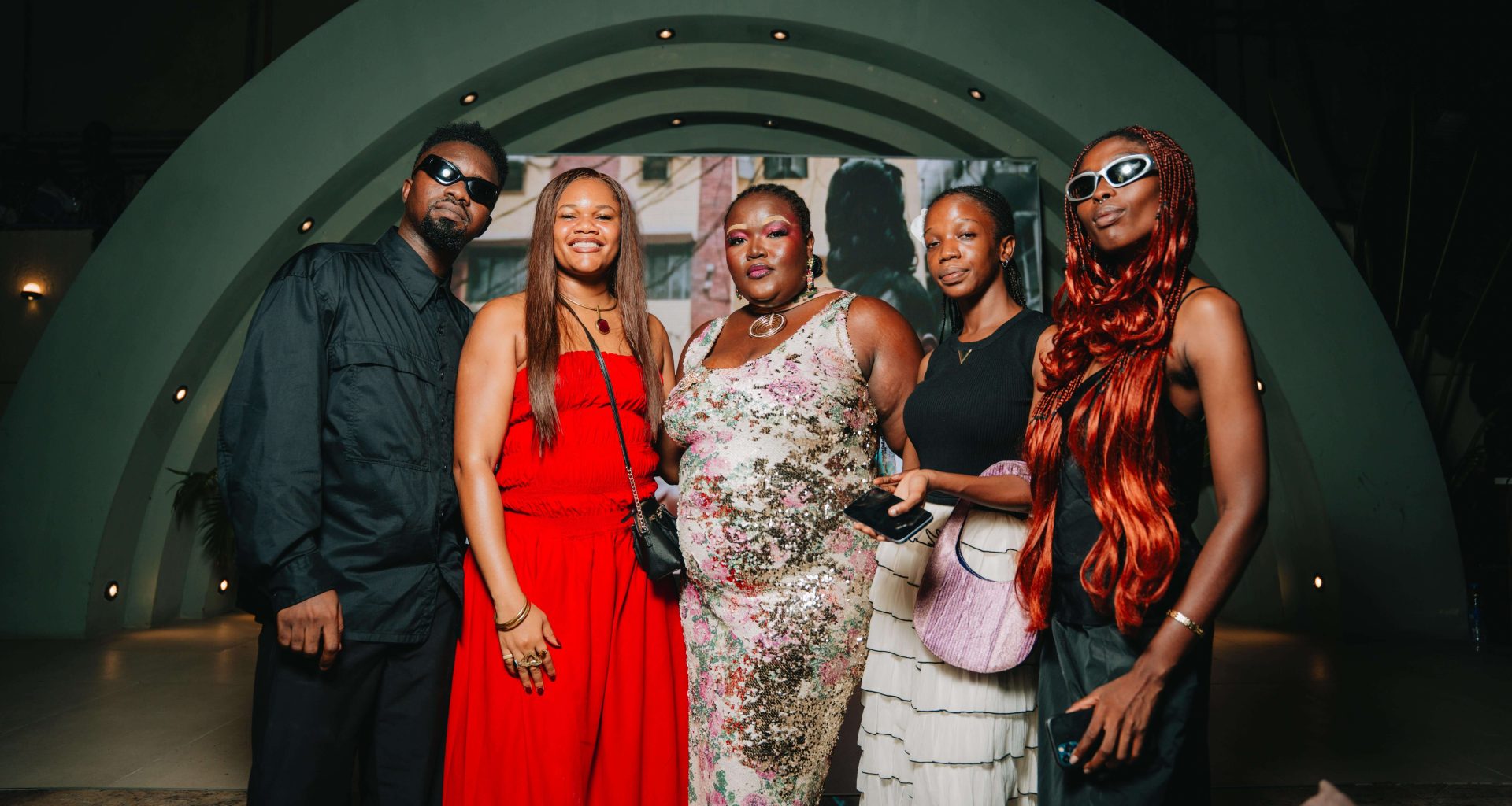 guests at heineken coccktail party